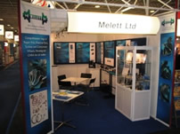 Melett exhibition stand 2002
