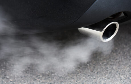 emissions from a car