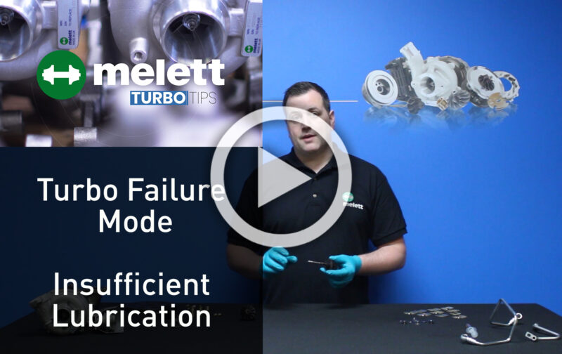 Turbo failure - insufficient lubrication