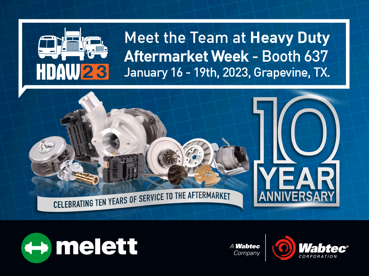 Melett brings turbocharger expertise to HDAW 2023